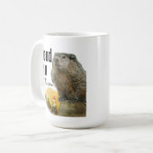 Holz (würde) läuft nach Tacos (mit einem Woodchuck Kaffeetasse (Vorderseite Links)