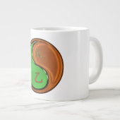 Holz Ziege Jumbo-Tasse (Vorderseite Rechts)