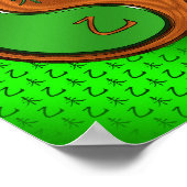 Holz Ziege Poster (Ecke)