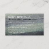 Holzabfall, Pest-Kontrolle Visitenkarte (Rückseite)