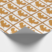 Holzadler Geschenkpapier (Ecke)