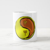 Holzaffe Jumbo-Tasse (Vorderseite)