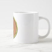 Holzaffe Jumbo-Tasse (Rechts)