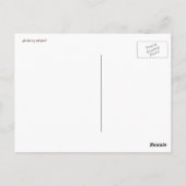 Holzarbeiten Postkarte (Rückseite)