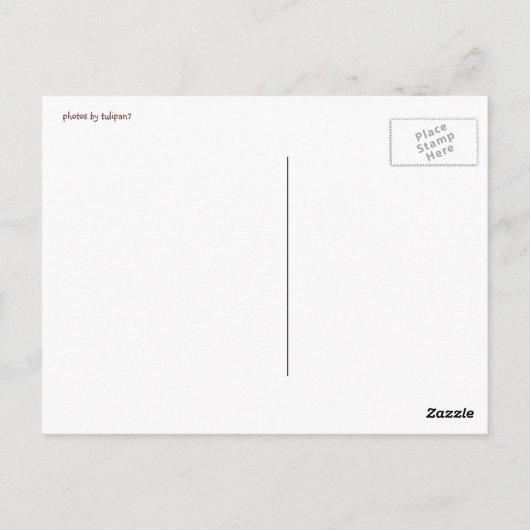 Holzarbeiten Postkarte (Rückseite)