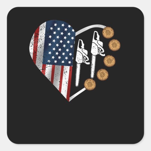 Holzarbeitende Männer Lumberjack Geschenke Arboris Quadratischer Aufkleber (Vorderseite)