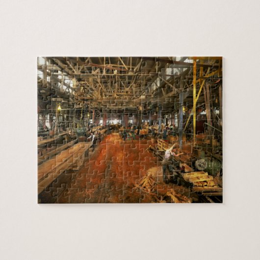 Holzarbeiter - Board Stiff 1905 Puzzle (Horizontal)