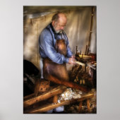 Holzarbeiter - Der Zimmermann Poster (Vorne)