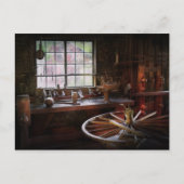 Holzarbeiter - Die Werkstatt Postkarte (Vorderseite)