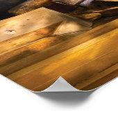 Holzarbeiter - Flugzeug & Augers Poster (Ecke)