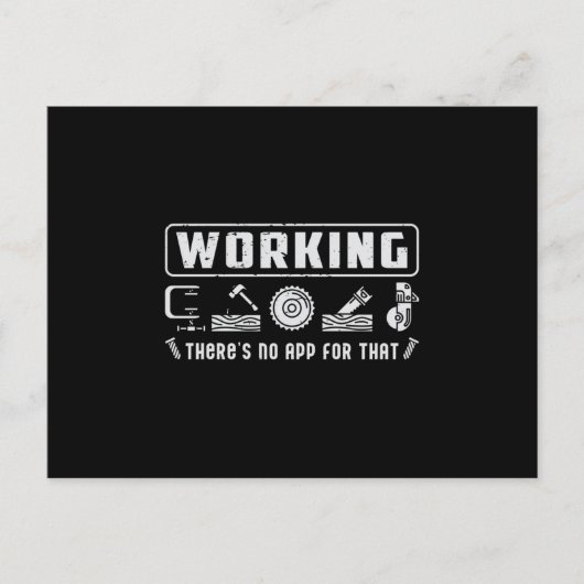 Holzarbeiter Holzschnitzer Holzbearbeitung Geschen Postkarte (Vorderseite)