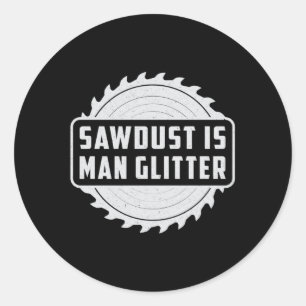 Holzarbeiter Holzschnitzer Holzbearbeitung Geschen Runder Aufkleber