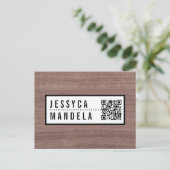 Holzarbeiter mit Hazel Wood Postkarte (Stehend Vorderseite)