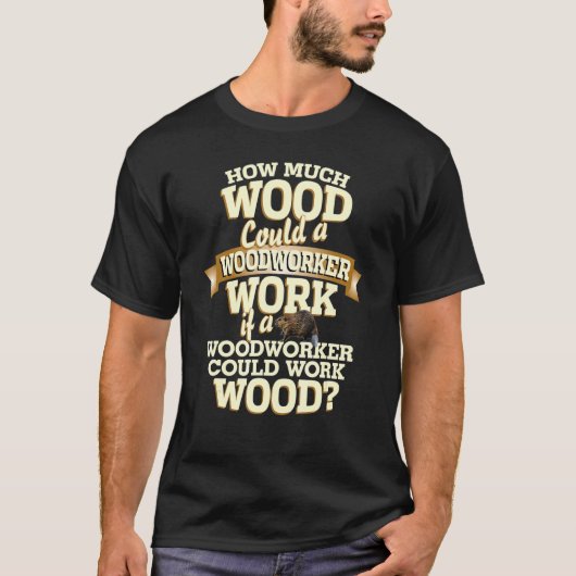 Holzarbeiter Puppenbauer Biber T-Shirt (Vorderseite)