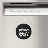 Holzarbeiter Rock! Magnet (In Situ (Geschirrspüler))