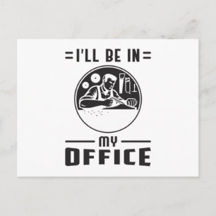 Holzarbeiter Säge Holzbearbeitungsmaschine Funny G Postkarte