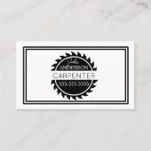 Holzarbeiter Tools Carpenter Handyman Business Visitenkarte (Vorderseite)