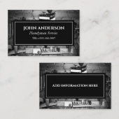 Holzarbeiter Tools Carpenter Handyman Business Visitenkarte (Vorne/Hinten)