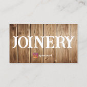 Holzarbeiter Vorlagen Visitenkarte (Rückseite)