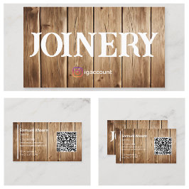 Holzarbeiter Vorlagen Visitenkarte