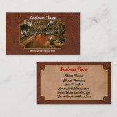 Holzarbeiter - Vorstand Stiff 1905 Visitenkarte (Vorne/Hinten)