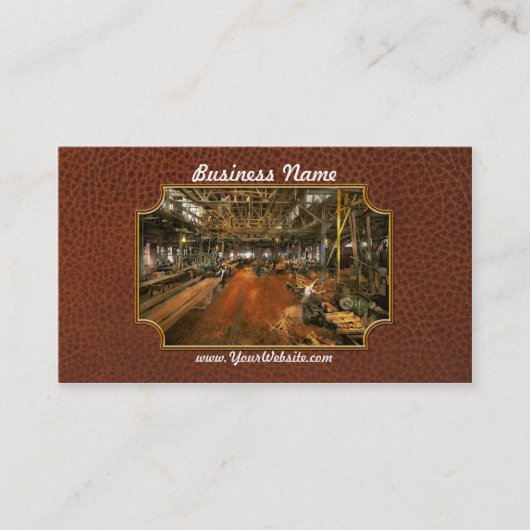 Holzarbeiter - Vorstand Stiff 1905 Visitenkarte (Vorderseite)