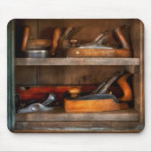 Holzarbeiter - Werkzeuge für Handwerker Mousepad (Vorne)