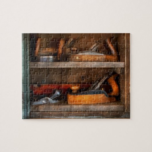 Holzarbeiter - Werkzeuge für Handwerker Puzzle (Horizontal)