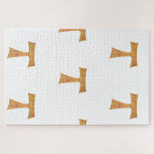 Holzaussehen Franciscan Tau Cross Puzzle (Horizontal)