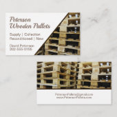 Holzballett Visitenkarte (Vorne/Hinten)