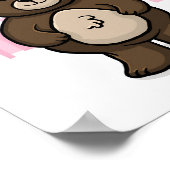 Holzbär Poster (Ecke)