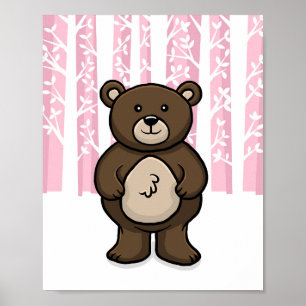 Holzbär Poster