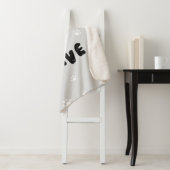 Holzbär Tier Boho Muster Sherpadecke (Beispiel)