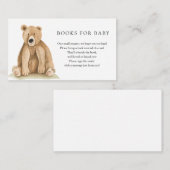 Holzbärenbücher für die Beipackkarte Begleitkarte (Vorne/Hinten)