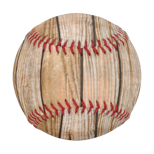 Holzbaseball Baseball (Rückseite)
