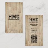 Holzbauhaus-Baumeister Visitenkarte (Vorne/Hinten)