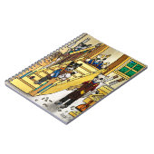 Holzbaukästen Katzenkuchen Notizblock (Linke Seite)