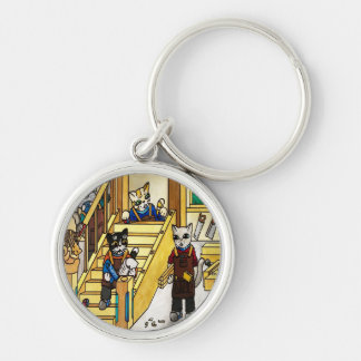 Holzbaukästen Katzenkuchen Schlüsselanhänger