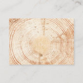 Holzbaum-Blätter Keine Mailingreservierungen Begleitkarte (Rückseite)