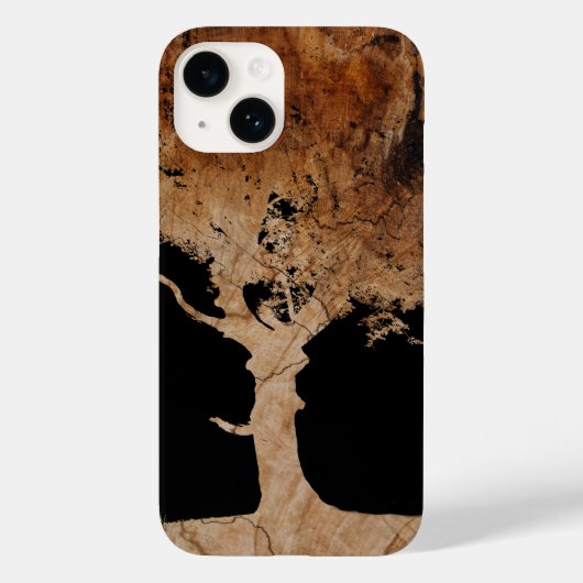 Holzbaum Case-Mate iPhone Hülle (Rückseite)