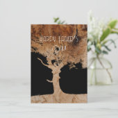 Holzbaum Karte (Stehend Vorderseite)