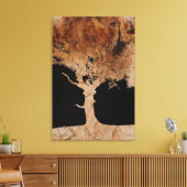 Holzbaum Leinwanddruck (Insitu (Wohnzimmer))