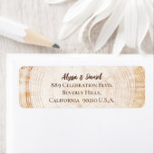 Holzbaum Rinde rustikale Hochzeit Custom Script (Insitu)