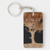 Holzbaum Schlüsselanhänger (Vorderseite)