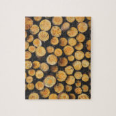 Holzbaumbügel gestapelt puzzle (Vertikal)