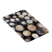 Holzbaumholz Holz Original Naturfoto Magnet (Rechte Seite)