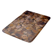 Holzbaumholz rustikales Holzbaumholzmuster Badematte (Schrägansicht)