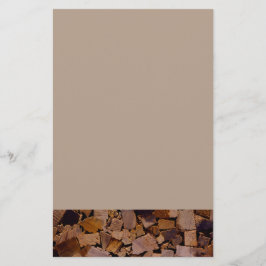 Holzbaumholz rustikales Holzbaumholzmuster Briefpapier