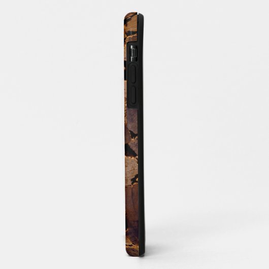 Holzbaumholz rustikales Holzbaumholzmuster Case-Mate iPhone Hülle (Hinten/Links)