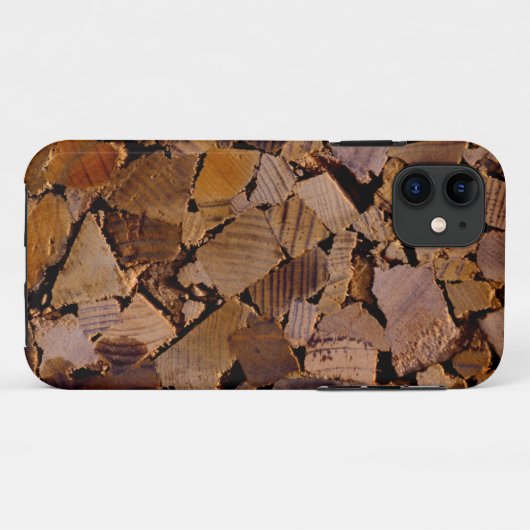 Holzbaumholz rustikales Holzbaumholzmuster Case-Mate iPhone Hülle (Rückseite (Horizontal))